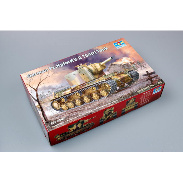 Німецький трофейний танк КВ-2 (KFZ 754) 1/35 Trumpeter 00367