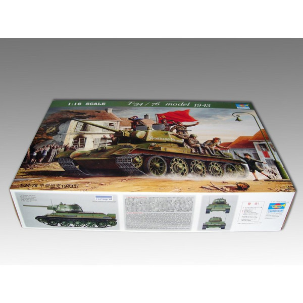 Радянський середній танк T-34/76 Модель 1943р. 1/16 Trumpeter 00903
