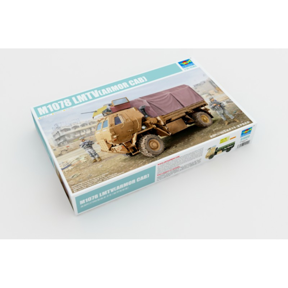 M1078 LMTV Cargo Truck w/ Armor Cab 1/35 Trumpeter  01009