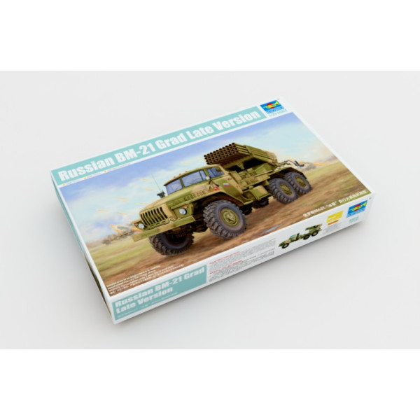 БМ-21 Град РСЗВ на базі автомобіля Урал 1/35 Trumpeter 01014