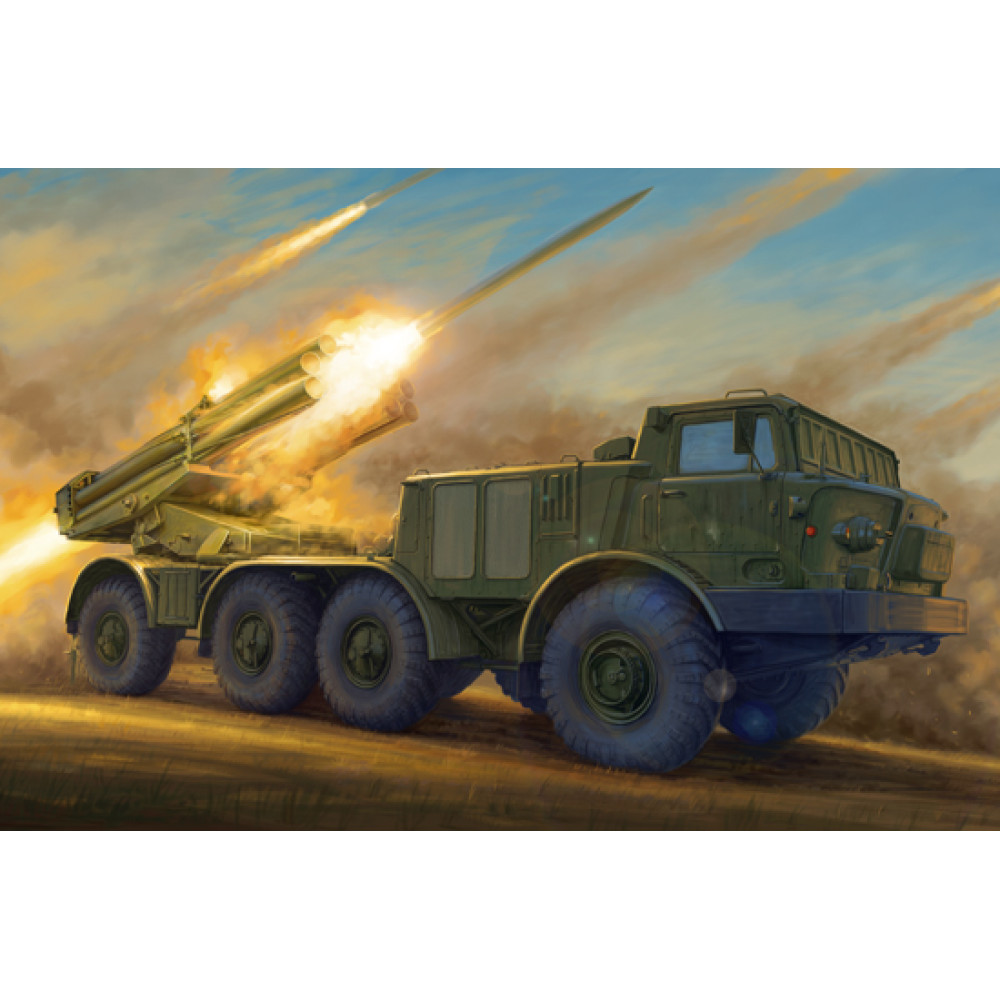 9P140 TEL of 9K57 Uragan Multiple Launch Rocket System 1/35 Trumpeter  01026