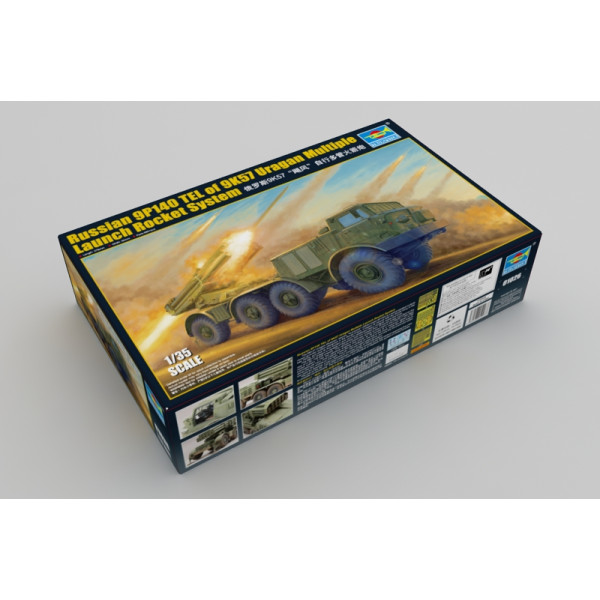 9P140 TEL of 9K57 Uragan Multiple Launch Rocket System 1/35 Trumpeter  01026