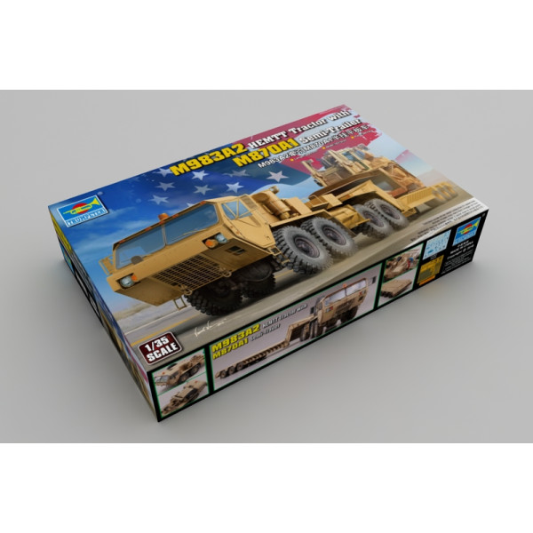M983A2 буксировочний напівпричіп з вантажівкою M870A1  1/35 Trumpeter 01055