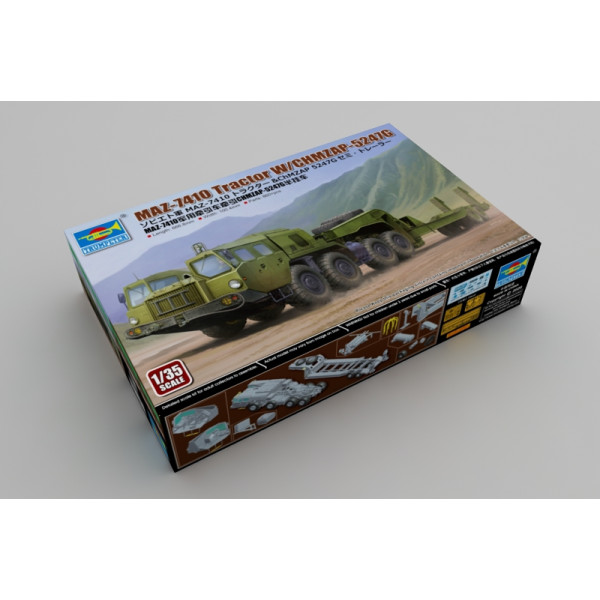 МАЗ-7410 Трактор W / CHMZAP-5247G 1/35 Trumpeter 01056