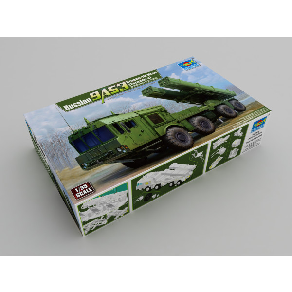 Ураган-1М 9А53 багатоцільова ракетна установка 1/35 Trumpeter 01068
