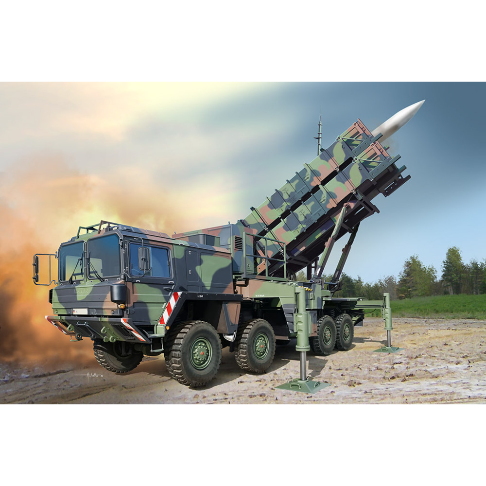 German KAT-1A1 Patriot missile launcher 1/35 Trumpeter 01088