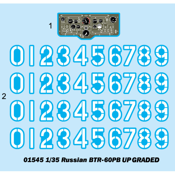 Російський БТР-60ПБ Модернізований 1/35 Trumpeter 01545