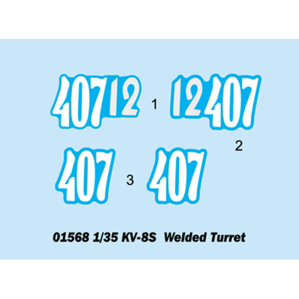 Радянський танк КВ-8С Welded Turret 1/35 Trumpeter 01568