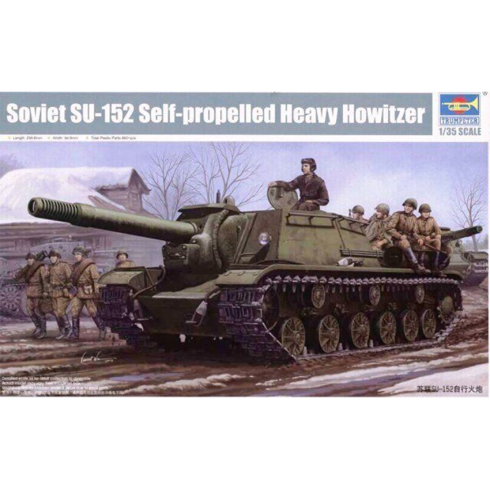Soviet SU-152 Self-propelled Heavy Howitzer 1/35 Trumpeter  01571
