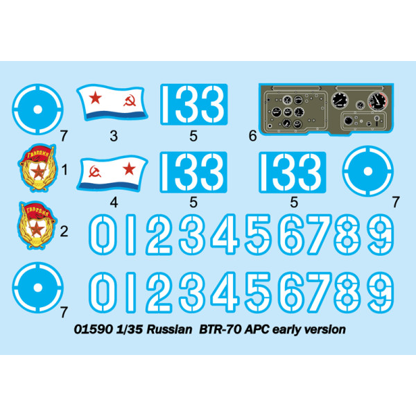 Russian BTR-70 APC early version 1/35 Trumpeter 01590