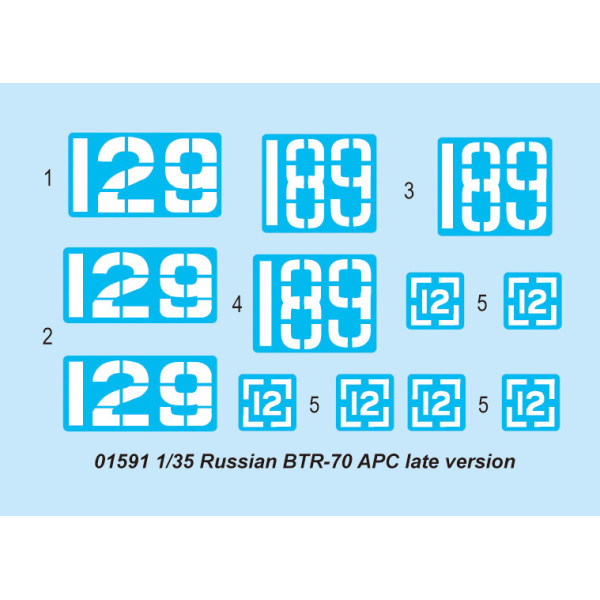  Російський БТР-70 АПС рання версія 1/35 Trumpeter 01591