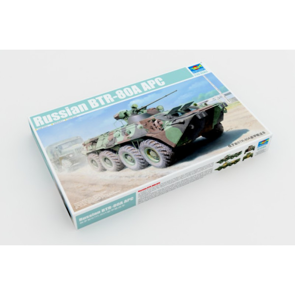 БТР-80А російський колісний бронетранспортер 1/35 Trumpeter 01595