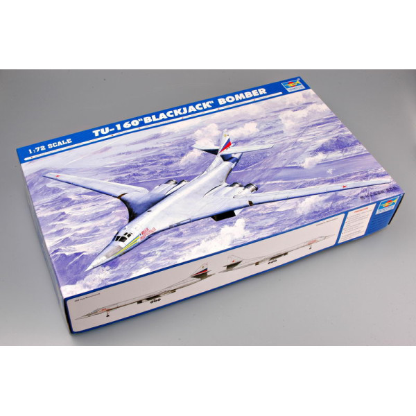 Надзвуковий бомбардувальник-ракетоносець ТУ-160 "BlackJack" Bomber 1/72 Trumpeter 01620