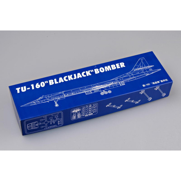 Надзвуковий бомбардувальник-ракетоносець ТУ-160 "BlackJack" Bomber 1/72 Trumpeter 01620