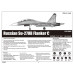 Радянський літак Су-27УБ Flanker C 1/72 Trumpeter 01645