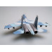 Радянський літак Су-27УБ Flanker C 1/72 Trumpeter 01645