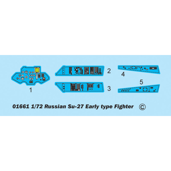  Russian Su-27 Early type Fighter  1/72 Trumpeter 01661