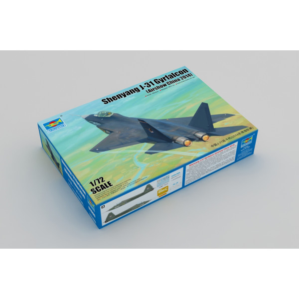 Китайський винищувач 5го покоління Shenyang J-31 Gyrfalcon 1/72 Trumpeter 01666
