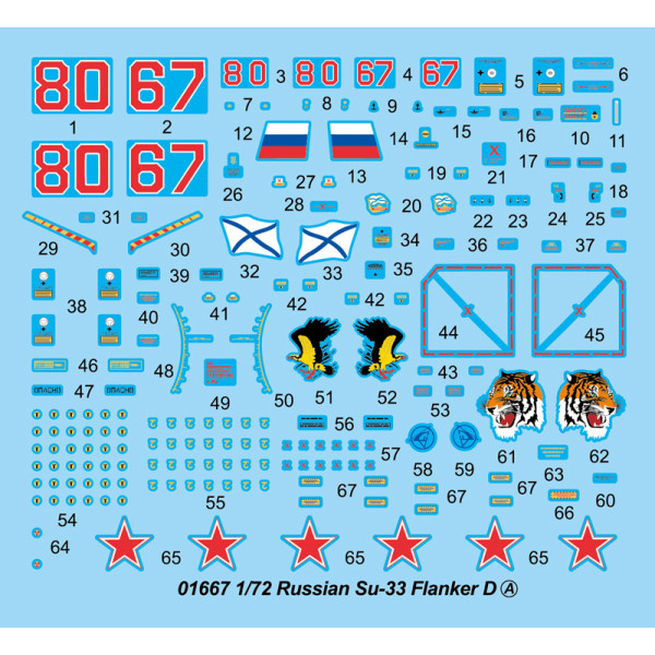 Су-33  Flanker D  1/72 Trumpeter  01667