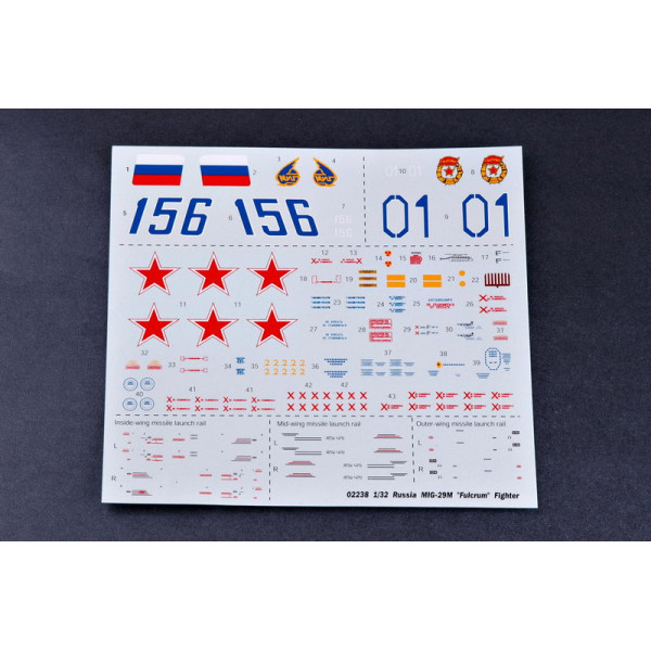 Російський винищувач МіГ-29M "Fulcrum" 1/32 Trumpeter 02238