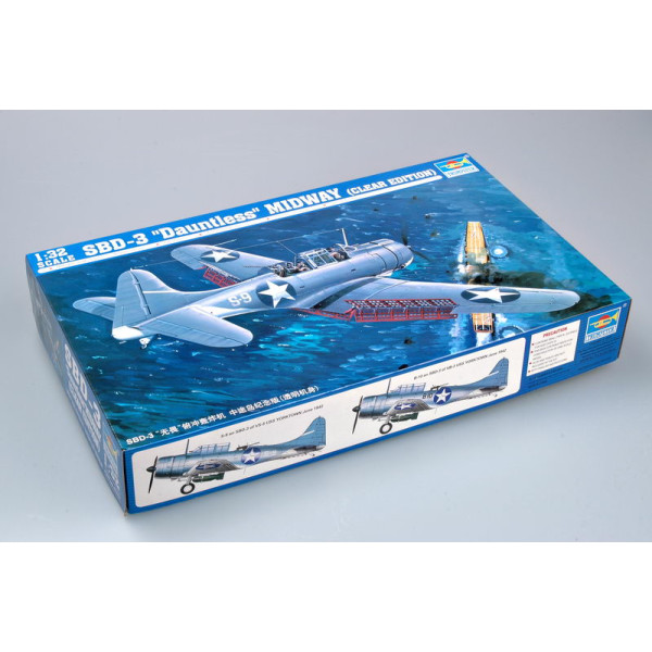 SBD-3 "Dauntless" MIDWAY - американський палубний пікіруючий бомбардувальник 1/32 Trumpeter 02244