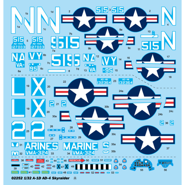 A-1D AD-4 Skyraider 1/32 Trumpeter 02252