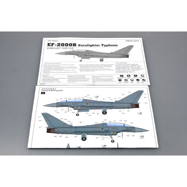 EF-2000B Eurofighter Typhoon багатоцільовий літак 1/32 Trumpeter 02279