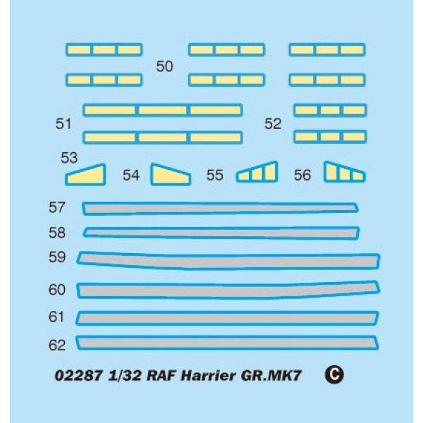 Збірна модель - BAe Harrier GR.7 (RAF service) 1/32  Trumpeter 02287 