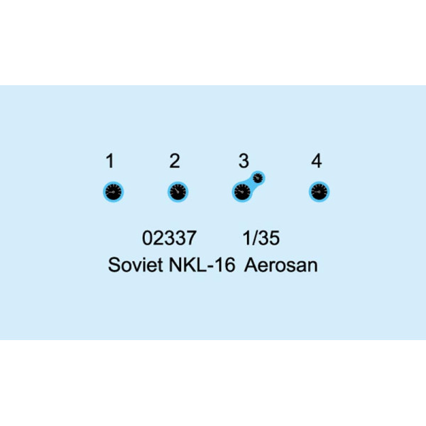 Радянські аеросани NKL-16 Aerosan 1/35 Trumpeter 02337