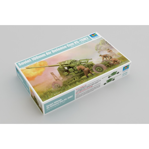 Радянська 100-мм зенітна гармата КС-19М2 1/35 Trumpeter 02349