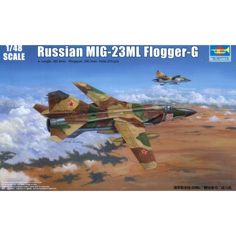 Russian MIG-23ML Flogger-G 1/48 Trumpeter 02855