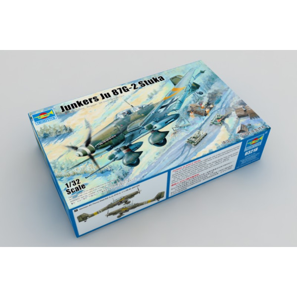 Літак Junkers Ju-87G-2 Stuka німецький пікіруючий бомбардувальник 1/32 Trumpeter 03218