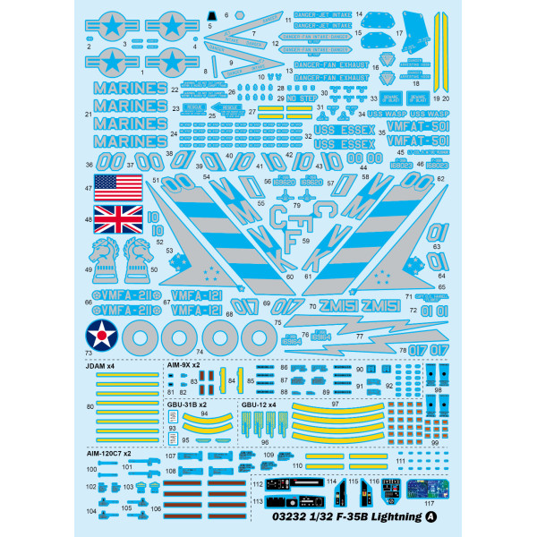  F-35B Lightning II - American Fighter 1/32 Trumpeter 03232