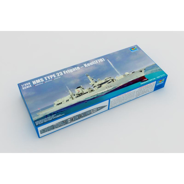 Англійський фрегат HMS тип 23 Frigate - Kent (F78) 1/350 Trumpeter 04544