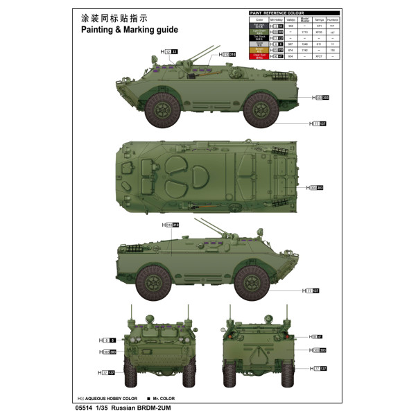 Радянський БРДМ -2УМ 1/35 Trumpeter 05514