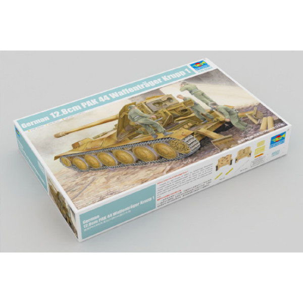 Німецька 12.8-см гармата PaK 44 на шасі танка Waffentrager Krupp 1 1/35 Trumpeter 05523