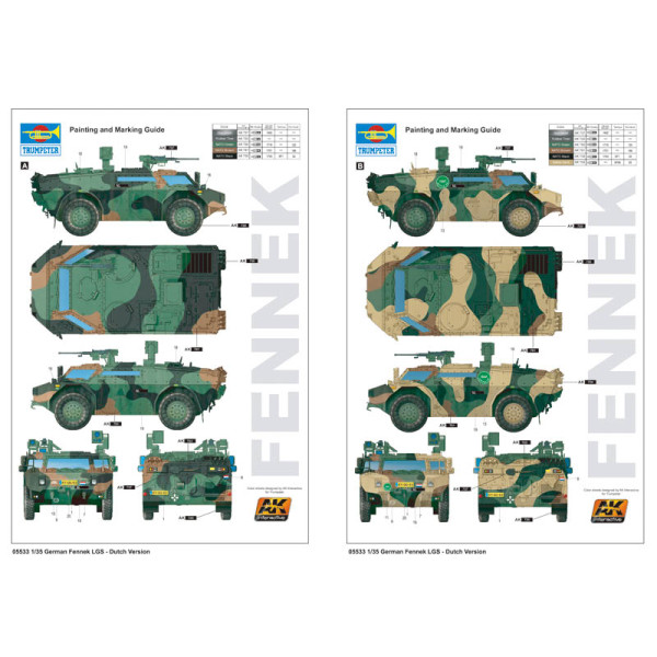 Німецький БТР Fennek LGS - голландська версія 1/35 Trumpeter 05533