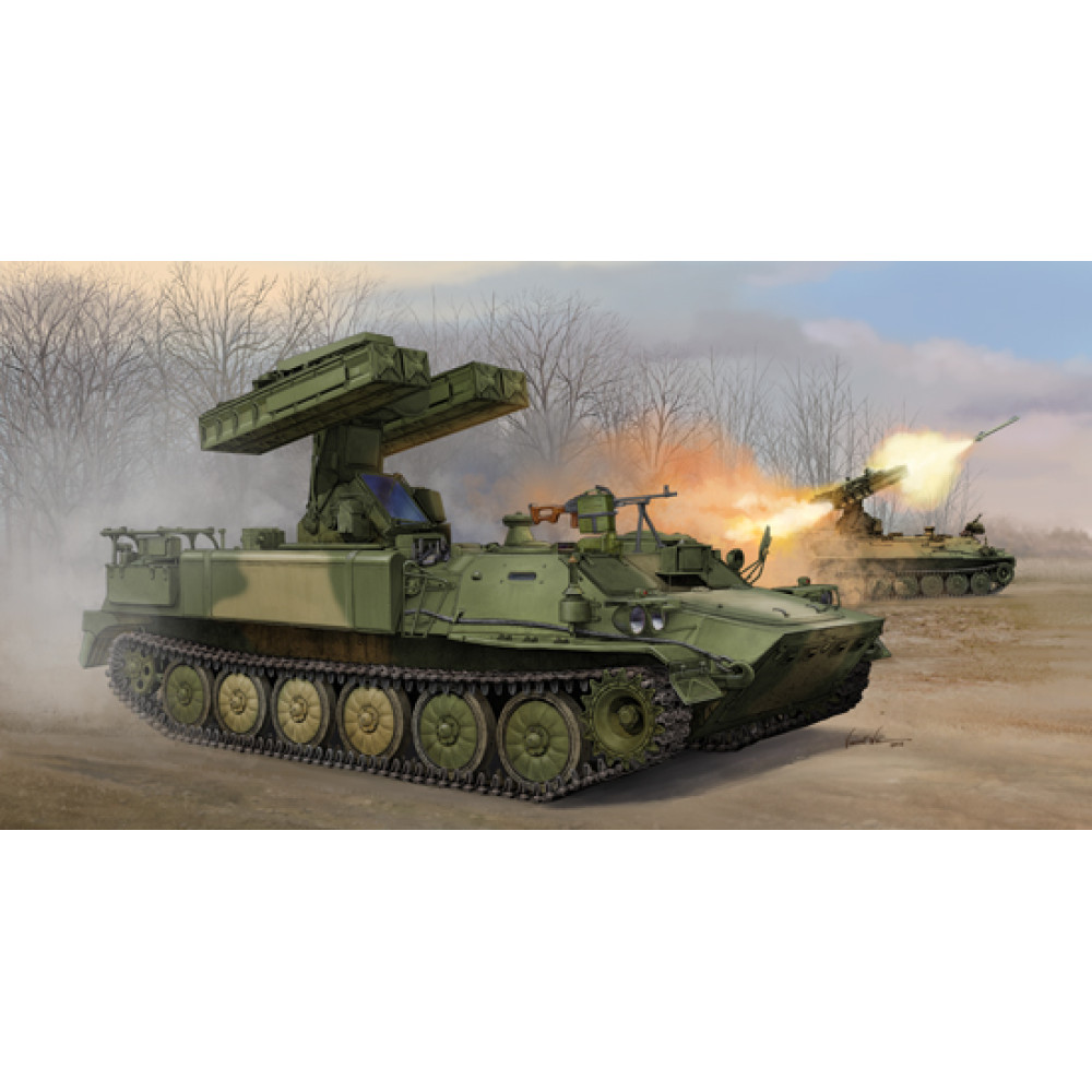 9K35 Strela-10 SA-13 Gopher Surface-to-Air Missile System  1/35 Trumpeter  05554