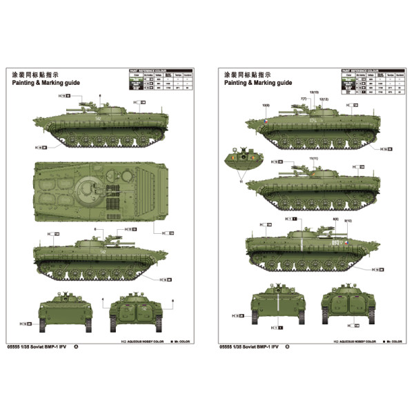 БМП-1 бойова машина піхоти 1/35 Trumpeter 05555