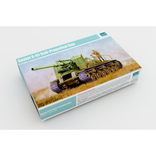 С-51 радянська самохідна артилерійська установка 1/35 Trumpeter 05583