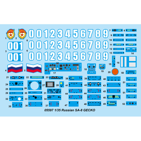 9К33 "Оса" ЗРК SA-8 Gecko  1/35 Trumpeter  05597