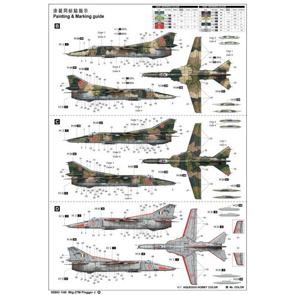МіГ-27M Flogger J 1/48 Trumpeter 05803