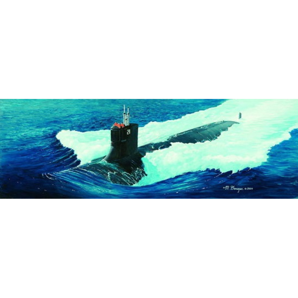 USS SSN-21 Seawolf Attack Submarine 1/144 Trumpeter 05904