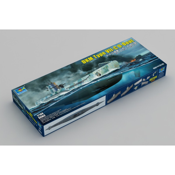 Німецький підводний човен DKM Type VII-C 1/144 Trumpeter 05912