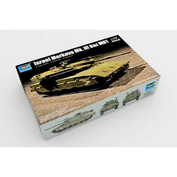 Ізраїльський основний бойовий танк Merkava Mk. LLL Baz. 1/72 Trumpeter 07104