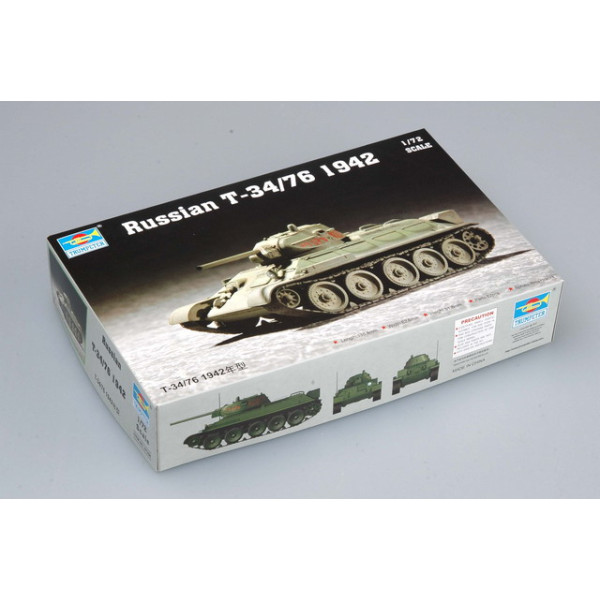 Радянський танк Т-34/76 мод.1942 р 1/72 Trumpeter 07206