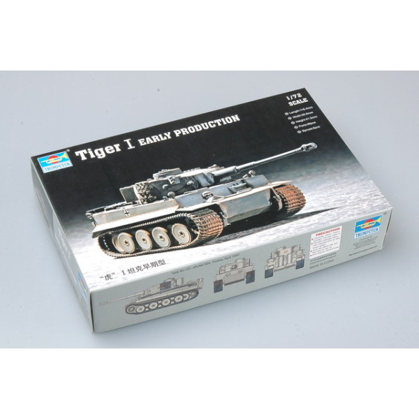 Танк «Тигр» 1 (ранній тип) 1/72 Trumpeter 07242