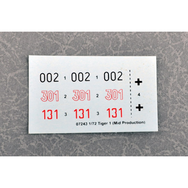 Tiger 1 Tank (medium model) 1/72 Trumpeter 07243
