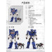 Transformers Soundwave & Ravage (113 mm) Trumpeter SK05 08112