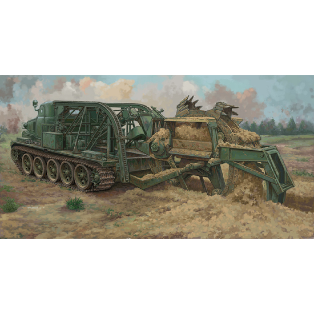 High speed trench digging vehicle BTM-3 1/35 Trumpeter 09502